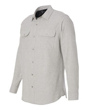 Burnside - Long Sleeve Solid Flannel Shirt* - Addict Apparel