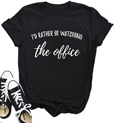 I'd Rather Be Watching The Office (The Office TV Show) T-Shirt - Addict Apparel