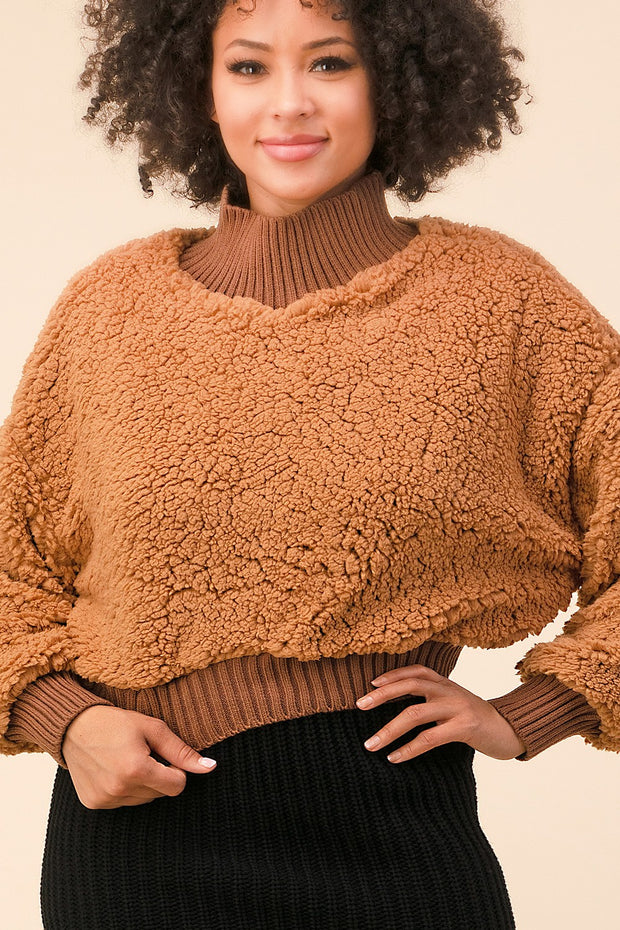 Long Sleeve Fleece Sweater* - Addict Apparel