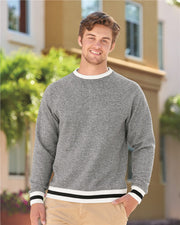 J. America - Peppered Fleece Crewneck Sweatshirt* - Addict Apparel