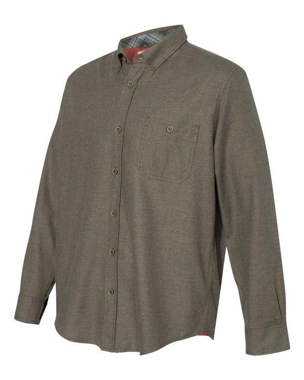 Weatherproof - Vintage Brushed Flannel Solid Shirt - Addict Apparel