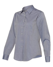 Van Heusen - Women's Chambray Spread Collar Shirt - Addict Apparel