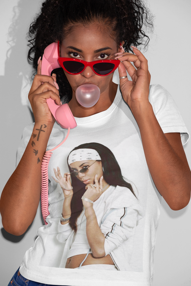 Aaliyah Picture T-Shirt* - Addict Apparel