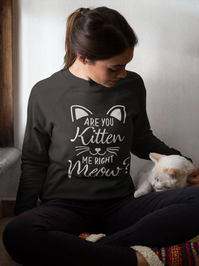 Are You Kitten Me Right Meow? Sweatshirt* - Addict Apparel
