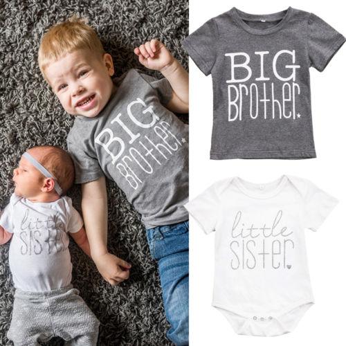 Big Brother and Little Sister Sibling Shirt Set* - Addict Apparel