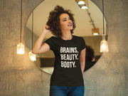 Brains Beauty Booty T-Shirt* - Addict Apparel