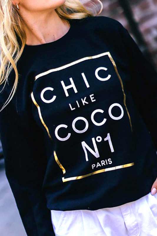 Chic Like CoCo No.1 Paris Sweatshirt* – T-SHIRT CULTURE