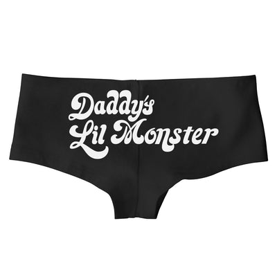 Daddy's Lil Monster Low Rise Cheeky Boyshorts - Addict Apparel