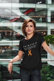 Friends Kidney Cancer Awareness (Friends TV Show Font) T-Shirt - Addict Apparel