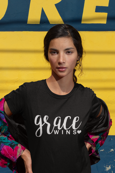 Grace Wins T-Shirt - Addict Apparel