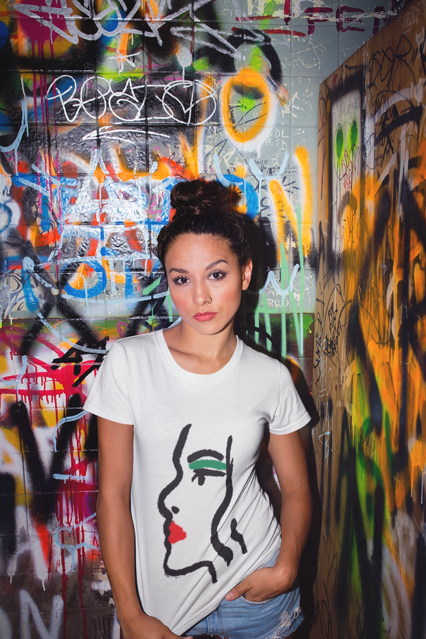 Painted Face Graffiti T-Shirt - Addict Apparel