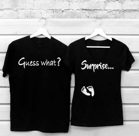 Guess What? + Surprise... T-Shirt Set - Addict Apparel