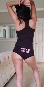 Don't Be Gentle Low Rise Cheeky Boyshorts - Addict Apparel