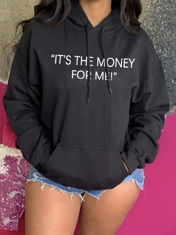 It's The Money For Me Hoodie* - Addict Apparel