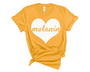 Melanin Heart T-Shirt - Addict Apparel