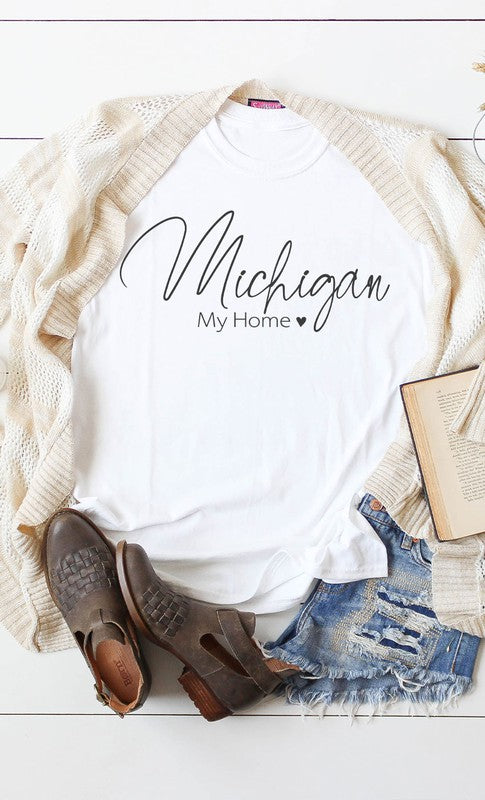 Michigan My Home T-Shirt*