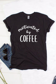 Motivated By Coffee T-Shirt* - Addict Apparel
