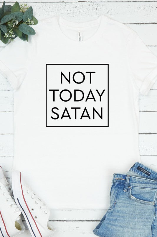 Not Today Satan Box T-Shirt* - Addict Apparel