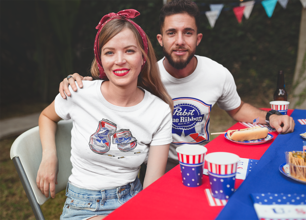 Pabst Blue Ribbon Crushed Cans T-Shirt* - Addict Apparel