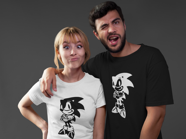 Sonic Silhouette T-Shirt - Addict Apparel