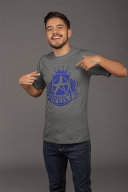 Addict Apparel Blue Logo T-Shirt* - Addict Apparel