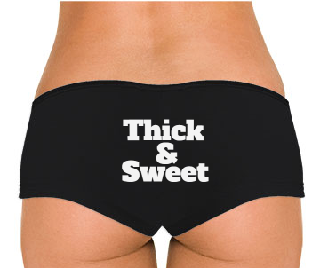 Thick & Sweet Low Rise Cheeky Boyshorts - Addict Apparel