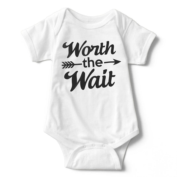 Worth the Wait Onesie / Baby Bodysuit - Addict Apparel