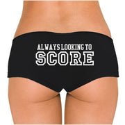 Always Looking To Score Low Rise Cheeky BoyShorts* - Addict Apparel
