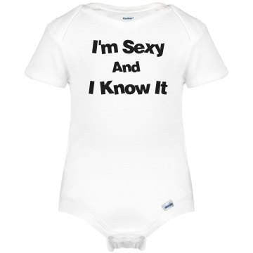 I'm Sexy and I Know It Onesie / Infant Tee / Toddler Tee / Kids T-Shirt - Addict Apparel