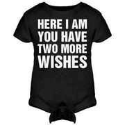 Here I Am You Have Two More Wishes Onesie / Infant Tee / Toddler Tee / Kids T-Shirt - Addict Apparel