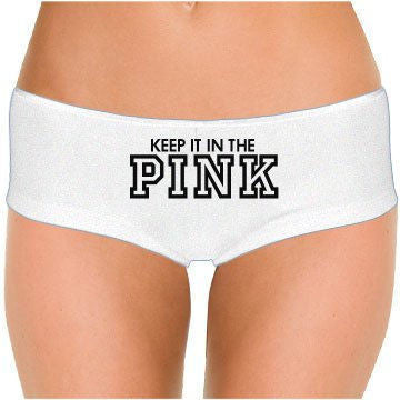 Keep It In The Pink Low Rise Cheeky Boyshorts - Addict Apparel