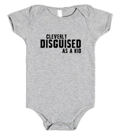 Cleverly Disguised As A Kid Onesie / Infant Tee / Toddler Tee / Kids T-Shirt - Addict Apparel