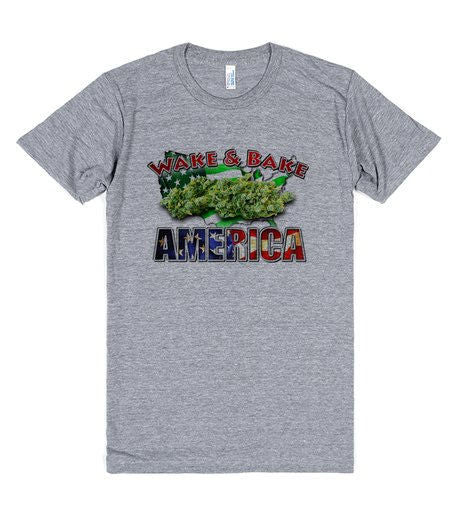 Wake & Bake America T-Shirt - Addict Apparel