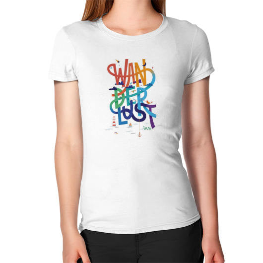 Full Color Wanderlust Design T-Shirt - Addict Apparel