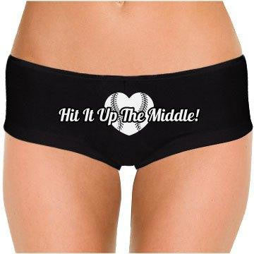 Hit It Up The Middle! Low Rise Cheeky Boyshorts - Addict Apparel