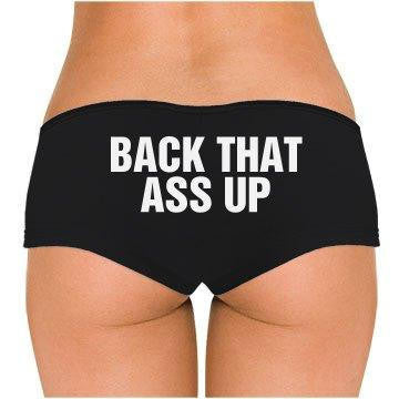 Back That A$$ Up Low Rise Cheeky Boyshorts* - Addict Apparel