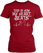 This Is How My Heart Beats Cat T-Shirt - Addict Apparel